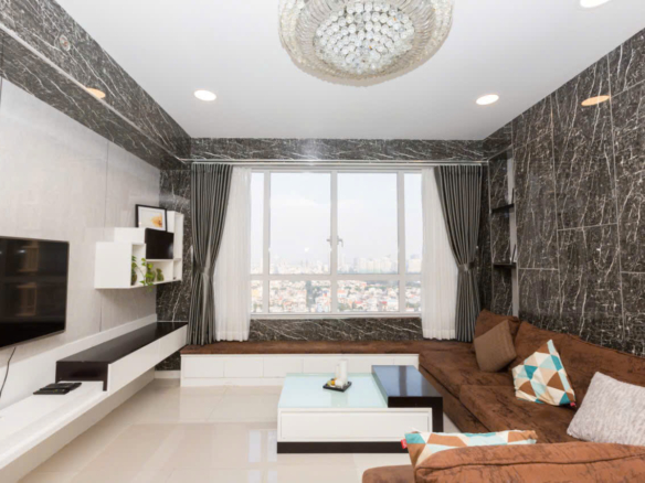 Cho thuê căn hộ Sunrise City 2PN diện tích lớn nội thất cao cấp