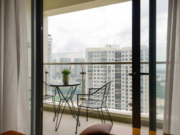 Bán gấp căn hộ Đảo Kim Cương 3PN view sông, nội thất xịn sò