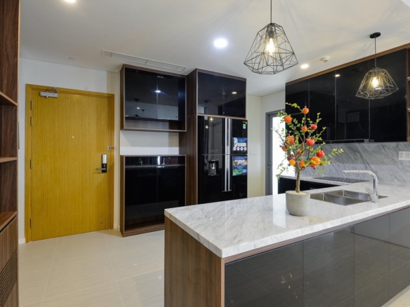 Bán gấp căn hộ Đảo Kim Cương 3PN view sông, nội thất xịn sò