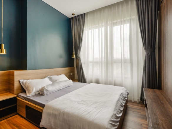 Bán gấp căn hộ Đảo Kim Cương 3PN view sông, nội thất xịn sò
