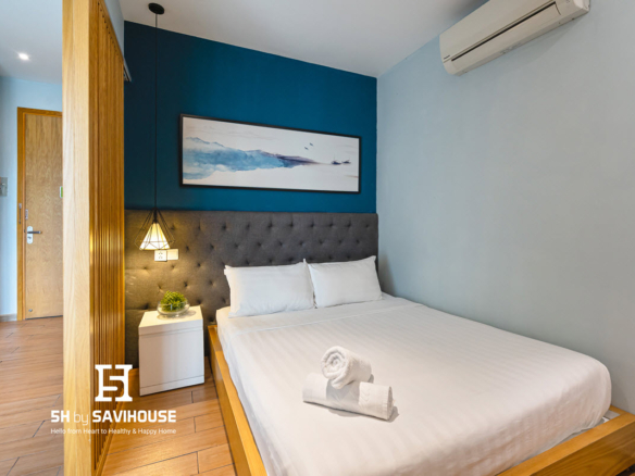Cho thuê căn hộ dịch vụ đường Sông Đà, P2, Tân Bình liền kề sân, nội thất cap cấo chỉ 11,5tr/th
