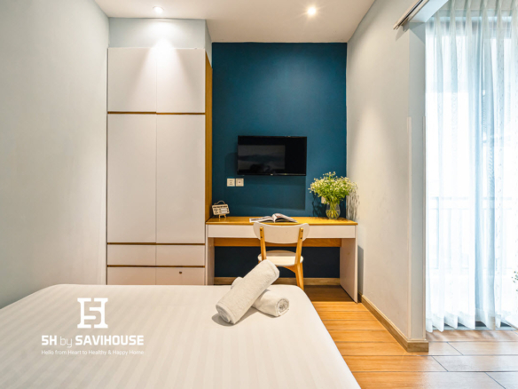 Cho thuê căn hộ dịch vụ đường Sông Đà, P2, Tân Bình liền kề sân, nội thất cap cấo chỉ 11,5tr/th
