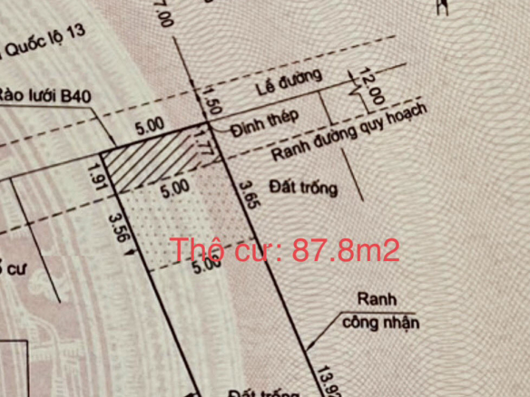sồ hồng nhà bàn thực tế