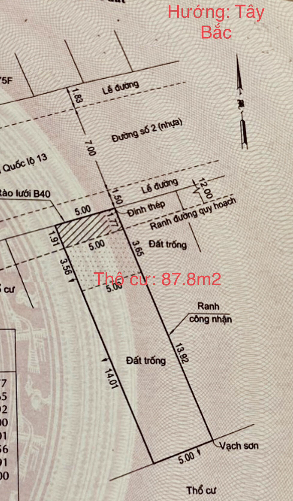 sồ hồng nhà bàn thực tế