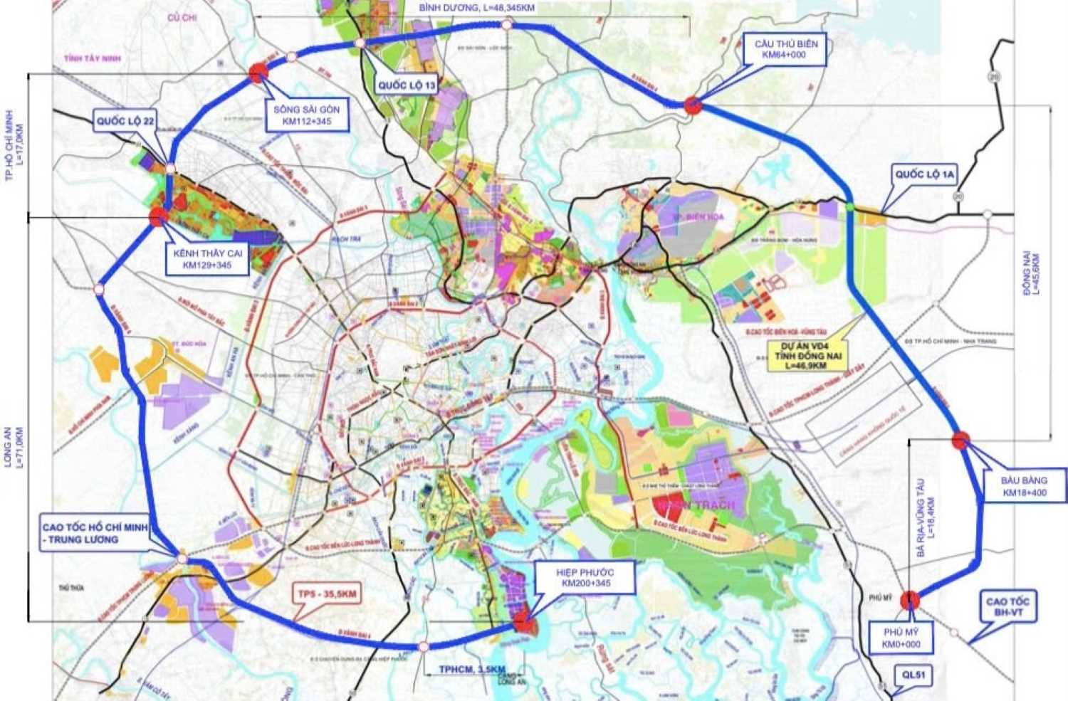 Vành Đai 4 qua Bình Dương