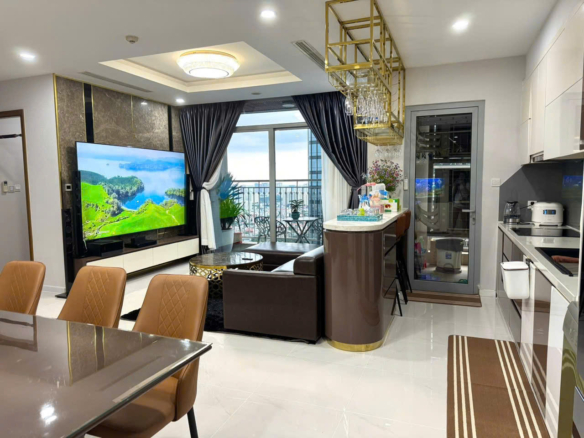 Bán Vinhomes Central Park 4PN nội thất cao cấp, tầng cao view sông & công viên Sài Gòn