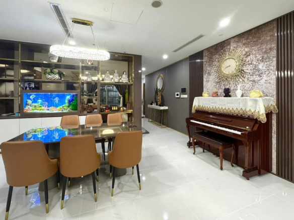 Bán Vinhomes Central Park 4PN nội thất cao cấp, tầng cao view sông & công viên Sài Gòn