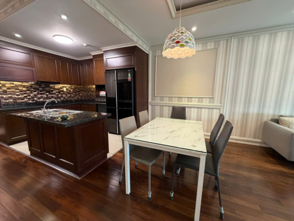 Cho thuê căn hộ Léman Luxury 3PN nội thất cao cấp tầng cao view Dinh Độc Lập