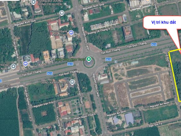 Bán đất 4 mặt tiền vị trí vàng trung tâm Nhơn Trạch, Đồng Nai chỉ 10tr/m2