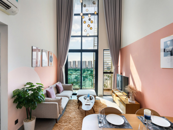 Cho thuê căn hộ Feliz En Vista 2PN nội thất cao cấp