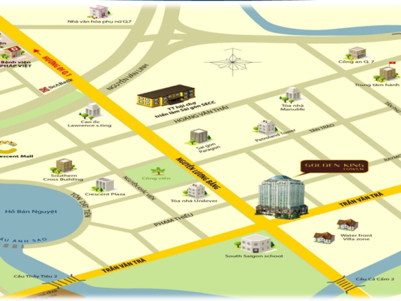 Sở hữu căn hộ officetel The Golden King Phú Mỹ Hưng Q7 chỉ với 2,3 tỷ