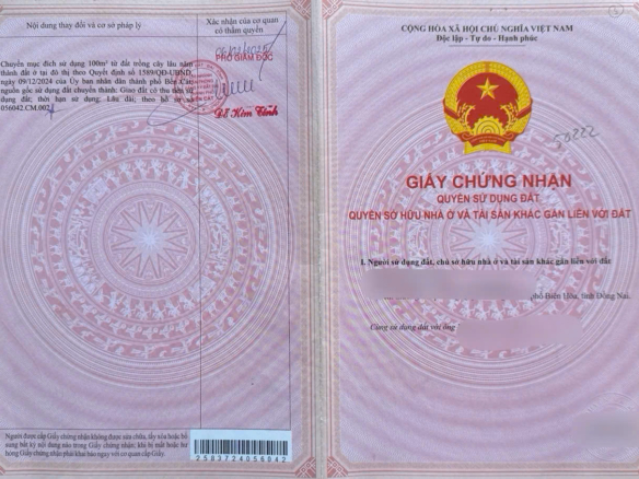 Bán đất mặt tiền DT741 Chánh Phú Hòa, Bến Cát 7X54 sẵn thổ cư chỉ 3,5 tỷ SHR