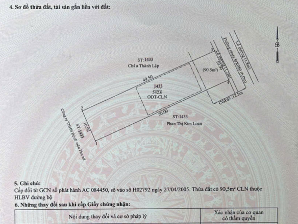 Bán đất 11X50 sẵn thổ cư DX08 Định Hòa, Thủ Dầu Một thông Mỹ Phước – Tân Vạn