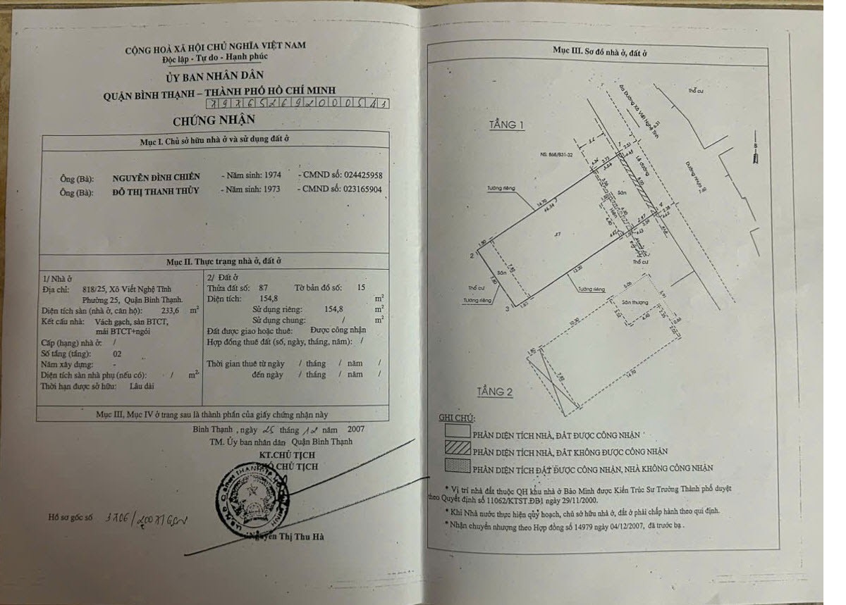 Bán biệt thự mới đẹp 8X20 hẻm xe hơi 818 Xô Viết Nghệ Tĩnh, Bình Thạnh