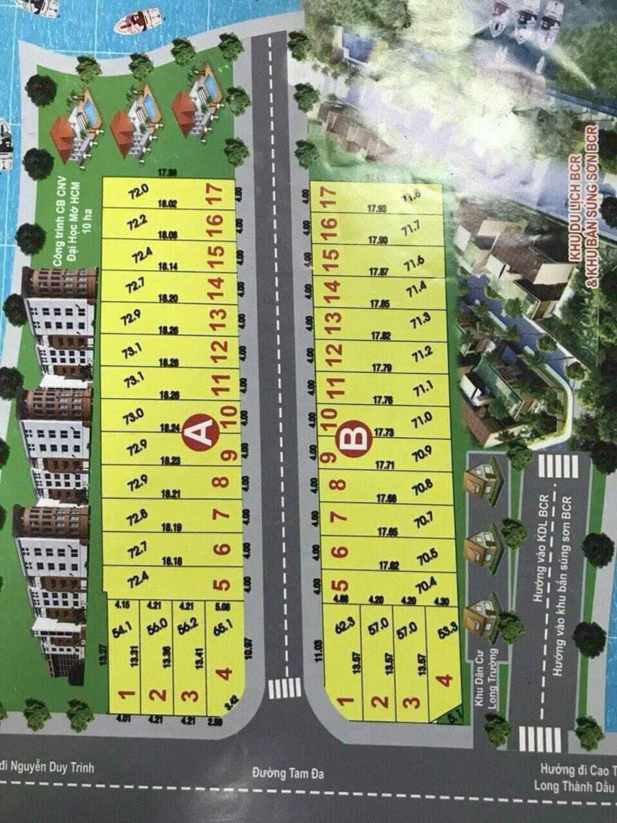 Bán đất 4X13.5 mặt tiền đường Tam Đa, Trường Thạnh, Quận 9 cũ chỉ 5,5 tỷ SHR