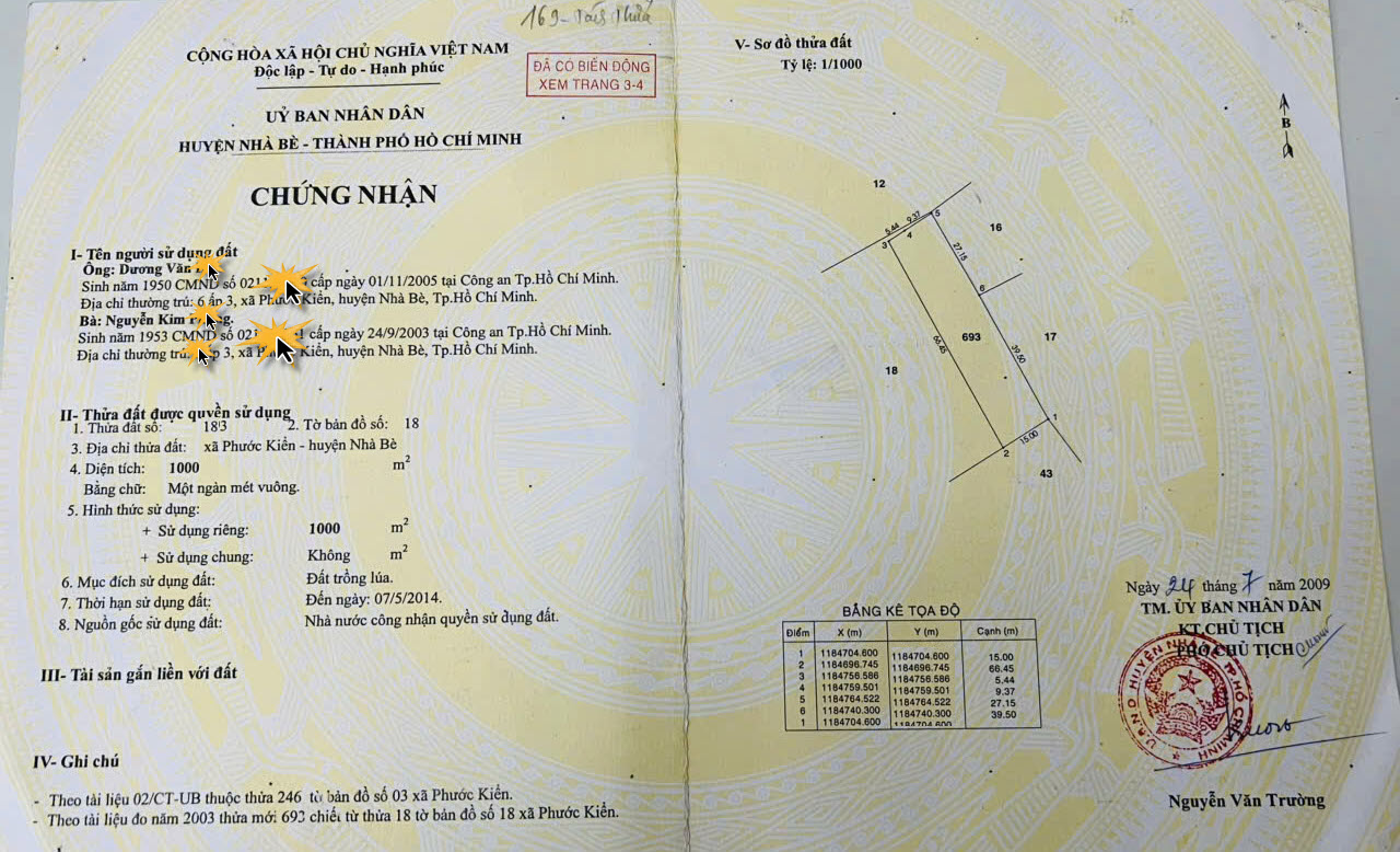 Bán 1000m2 đất sân golf Phước Kiểng, Nhà Bè chỉ 2,3 tỷ
