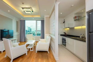 Cho thuê căn hộ Léman Luxury 2PN nội thất Tân Cổ Điển vô cùng sang trọng