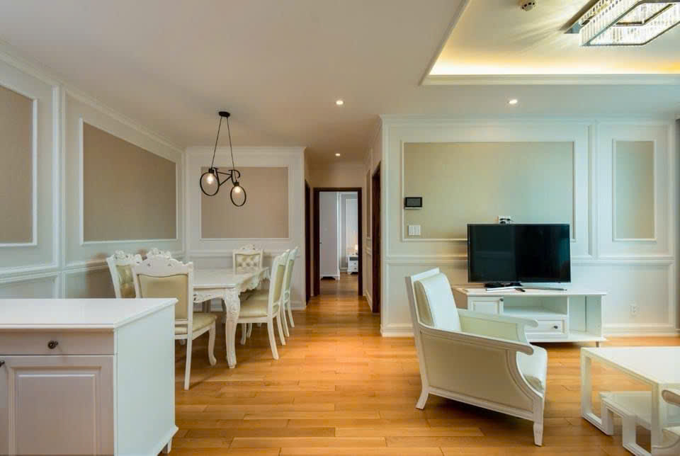 Cho thuê căn hộ Léman Luxury 2PN nội thất Tân Cổ Điển vô cùng sang trọng