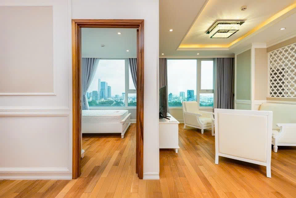 Cho thuê căn hộ Léman Luxury 2PN nội thất Tân Cổ Điển vô cùng sang trọng