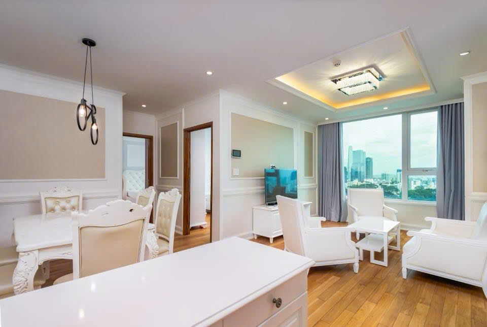 Cho thuê căn hộ Léman Luxury 2PN nội thất Tân Cổ Điển vô cùng sang trọng