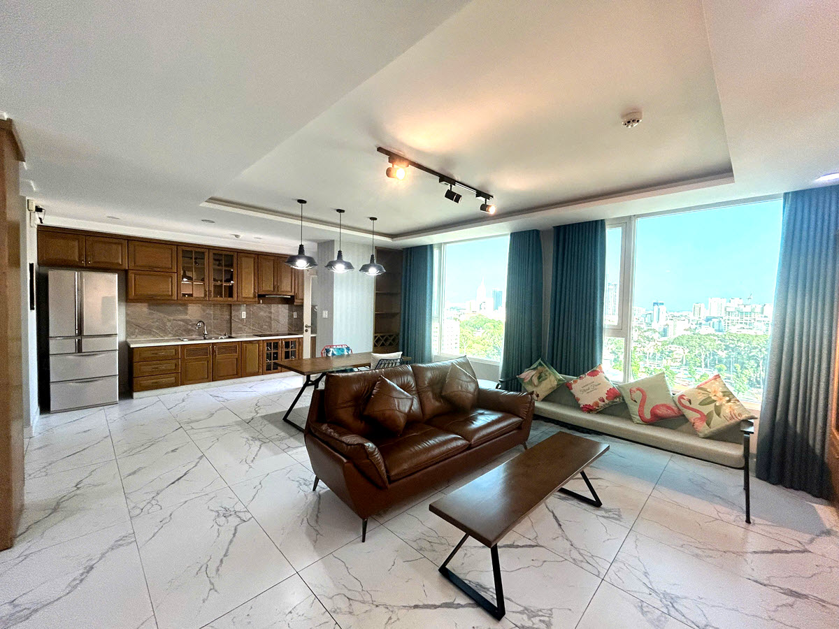 Cho thuê căn hộ Léman Luxury Quận 1 loại 1PN diện tích lớn cùng nội thất sang trọng