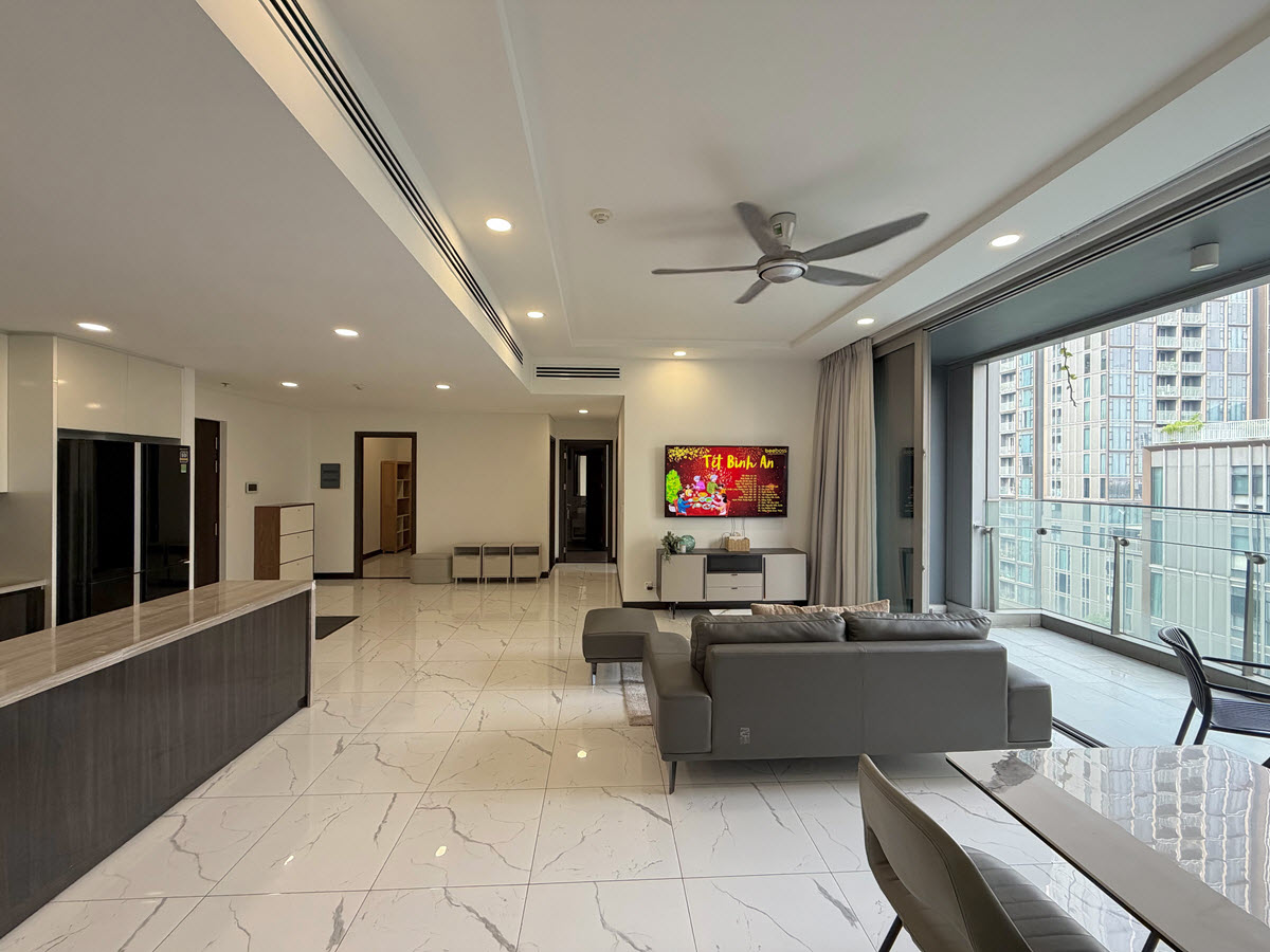 Siêu phẩm!!! Căn hộ Empire City cho thuê 3PN 154m2 full nội thất hiện đại trẻ trung
