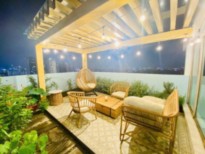 Cho thuê penthouse 3 tầng The Vista An Phú view sông Sài Gòn, sân vườn 125m2